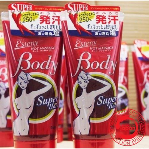 Kem Tan Mỡ Bụng Esteny Hot Massage Body 240g Của Nhật Bản