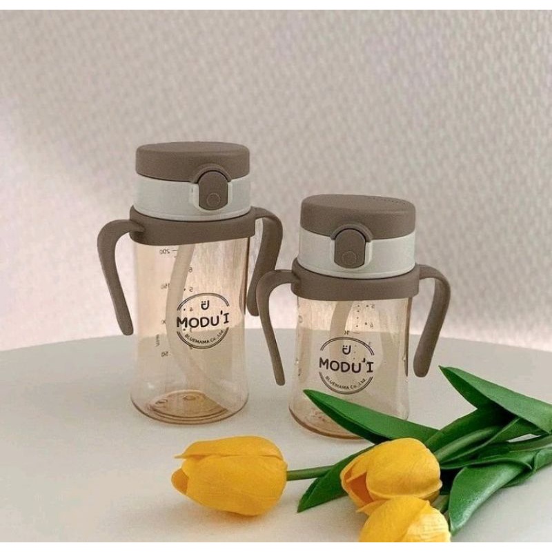Bình hút uống nước 200ml, 260ml Bluemama Hàn Quốc