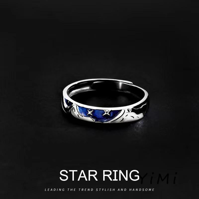 Nhẫn Đeo Tay Họa Tiết Ngôi Sao Thời Trang Sành Điệu Cho Nam