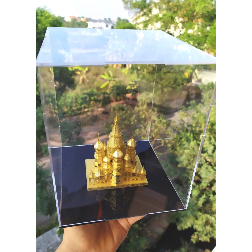 Hộp trưng bày acrylic nhiều kích cỡ cho mô hình lắp ráp kim loại 3d,LEGO, GUNDAM