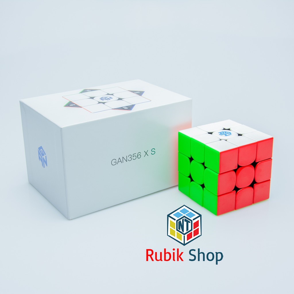 [Siêu Phẩm] Rubik 3x3 Gan 356 XS Stickerless / Đen (Có Nam Châm)