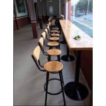 BÀN BAR CHỮ U-KHUNG SƠN TĨNH ĐIỆN-MẶT GỖ - Nội Thất Faha