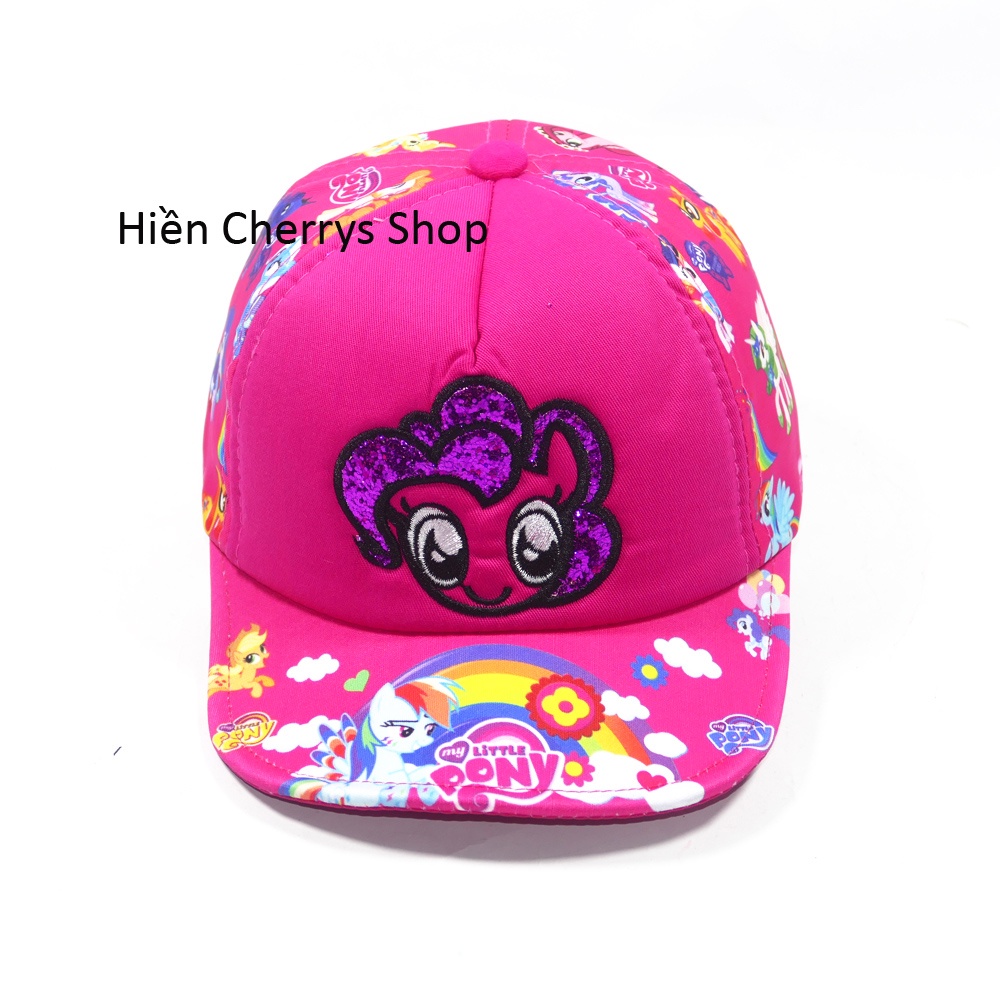 Nón kết nhí con ngựa My Little Pony cho trẻ em - Chất liểu vải Cotton cao cấp tạo cảm giác êm ái cho bé