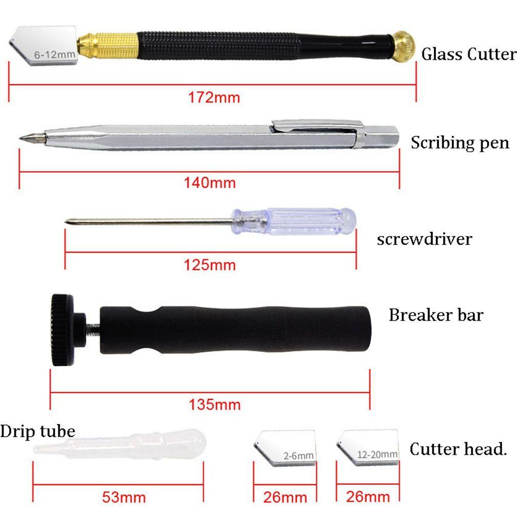 LANFY Bộ Dụng Cụ Cắt Kính Đa Năng Bằng Hợp Kim 2-19mm