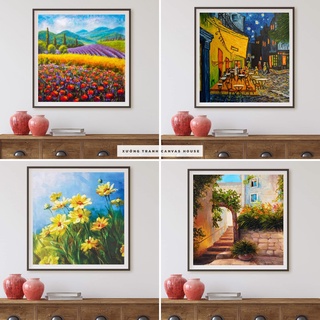 Tranh Canvas Cổ Điển Tuyệt Đẹp (Đã có khung, móc, đinh treo) - The Canvas House - S4V