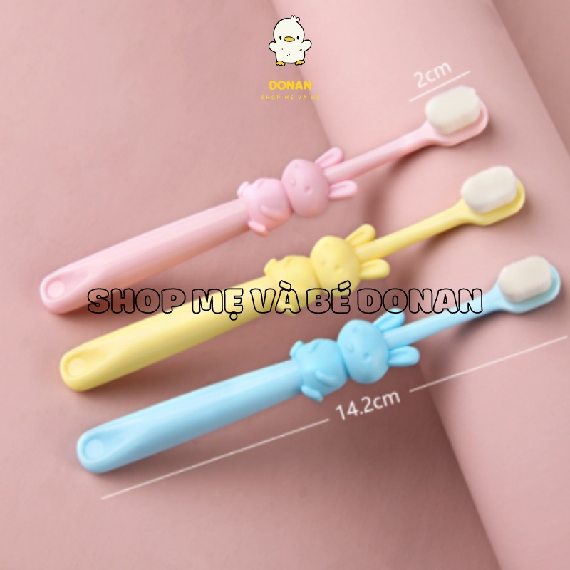 Bàn Chải Cho Bé🥑Shop Mẹ Và Bé Donan🥑 Bàn Chải Lông Tơ Siêu Mềm Cho Bé