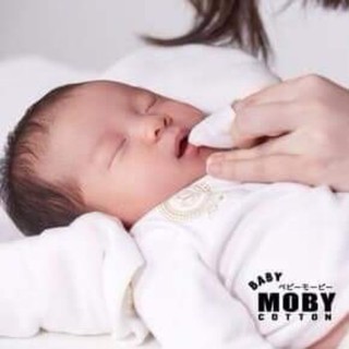  Gạc rơ lưỡi Moby cho bé (50 miếng)