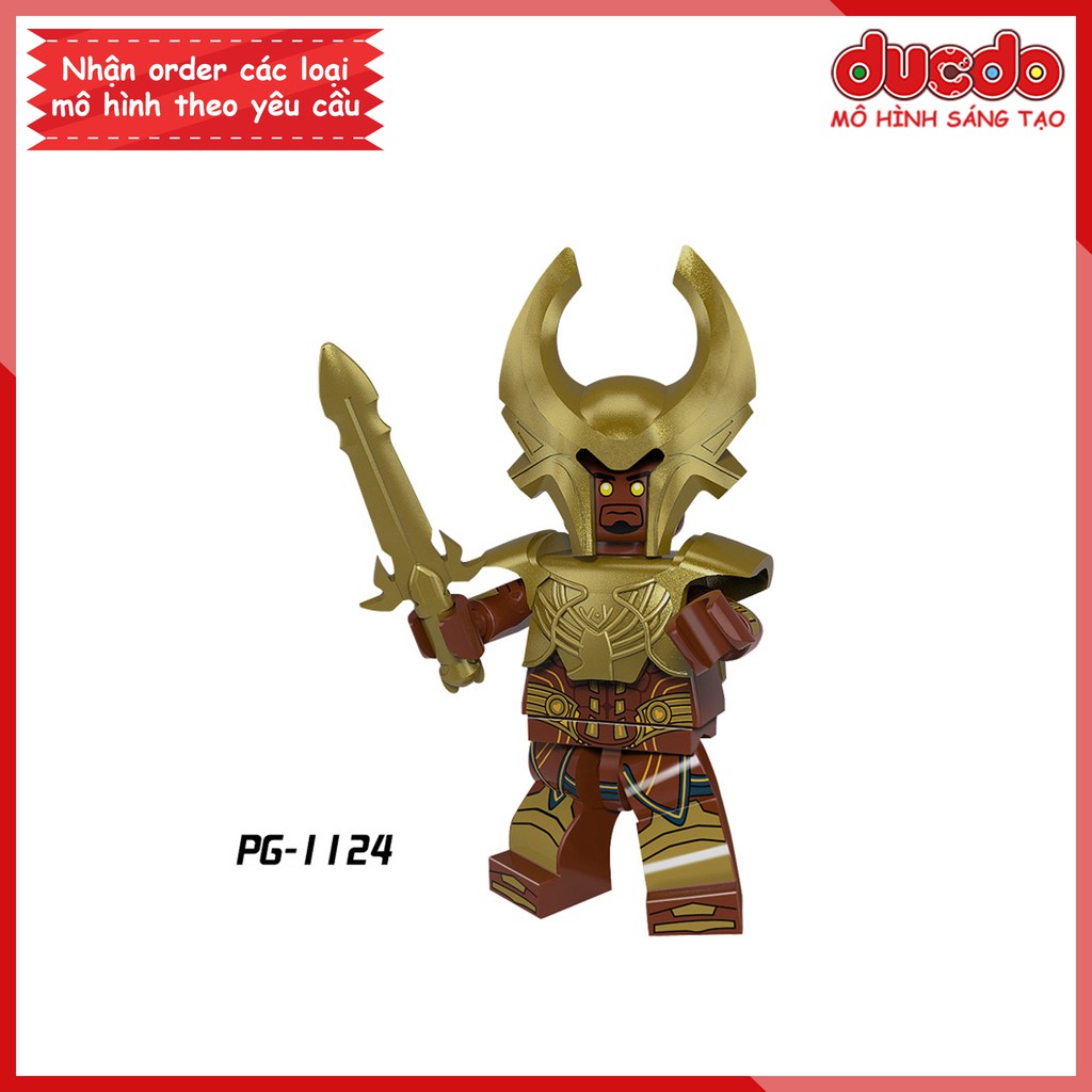 Minifigures thần ánh sáng Heimdall tuyệt đẹp - Đồ Chơi Lắp Ghép Xếp Hình Mini Mô hình Iron Man POGO PG 1124