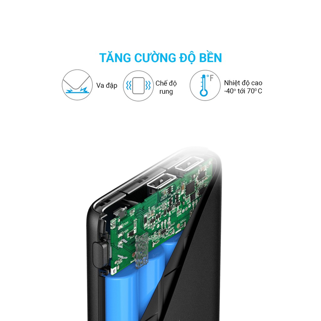 [Mã ELAK045 giảm 5% đơn 999K] Pin sạc dự phòng ANKER PowerCore 10400mAh - A1214