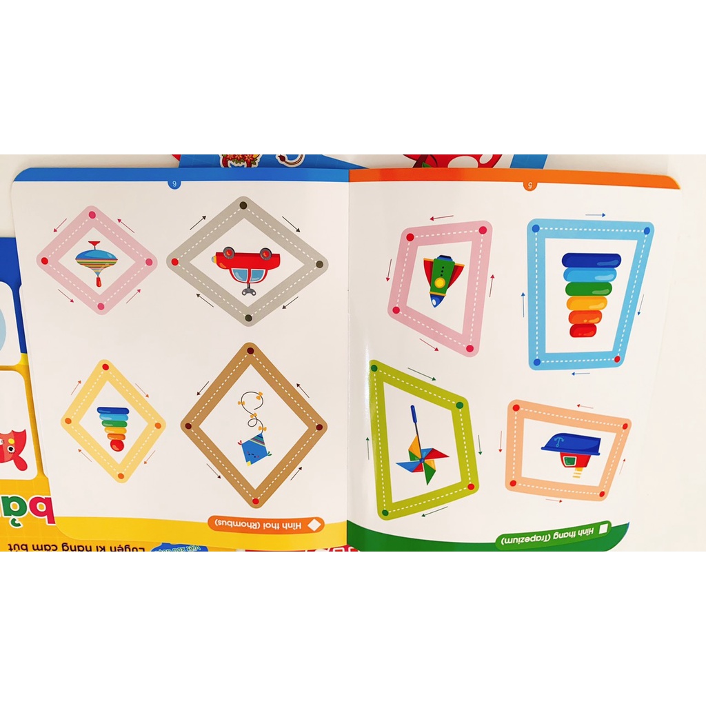 Sách Bộ Vở Viết Xóa Được Wipe Clean: Luyện viết không sợ sai bộ 5 cuốn
