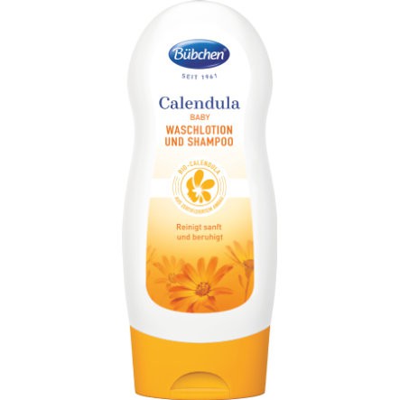 Sữa Tắm Gội Cho Bé Bubchen Waschlotion und Shampoo Calendula 230ml