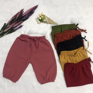 COMBO 4 Quần đũi Alibaba cho bé gái Chất vải mềm thoáng mát Dáng - Ảnh Shop tự chụp