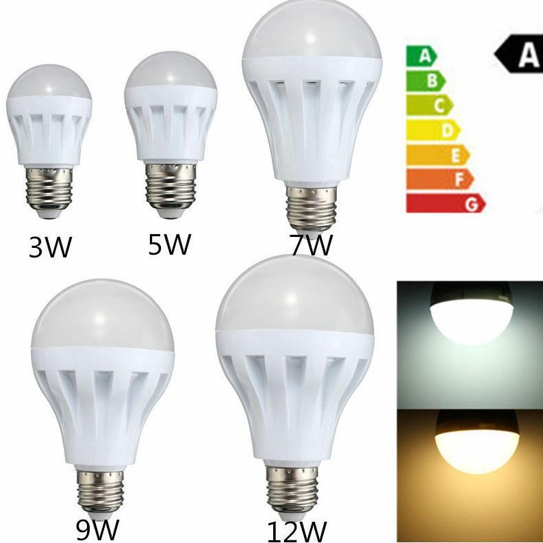 Bóng đèn LED tiết kiệm năng lượng 220V 3W 5W 7W 9W 12W 15W