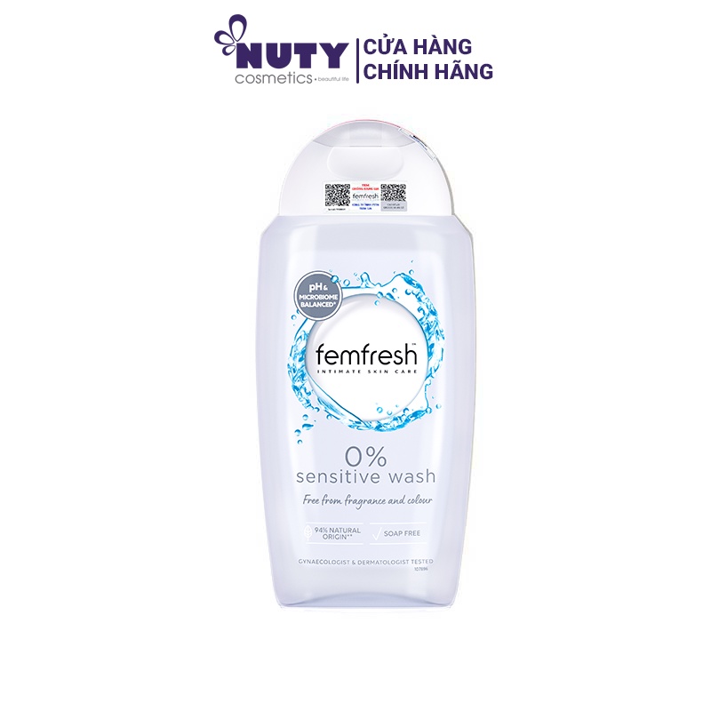 Dung Dịch Vệ Sinh Phụ Nữ Cho Da Nhạy Cảm Femfresh Sensitive Intimate Wash (250ml)