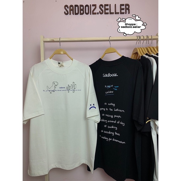 Áo thun SADDINO TEE🦖Tặng túi tote chính hãng 0d  hàng có sẵn