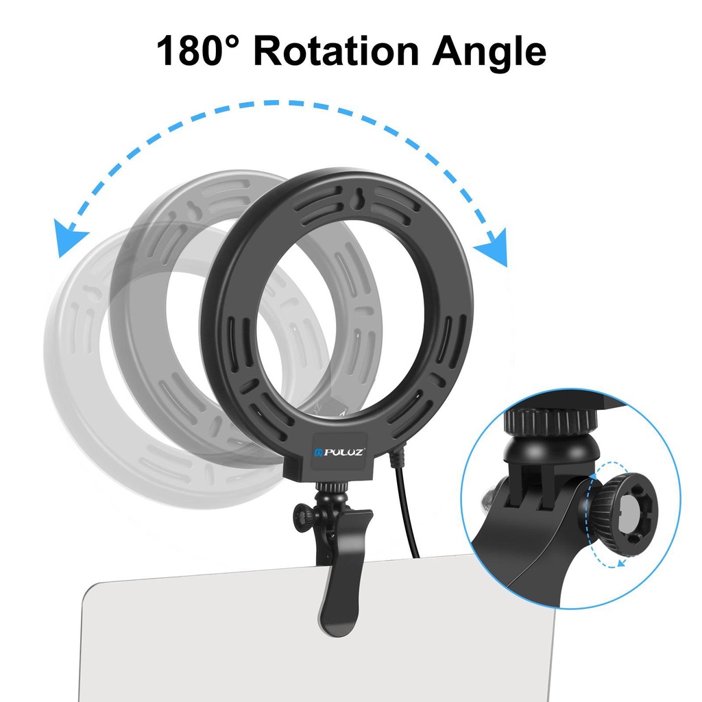 ESPO Vòng Đèn Chụp Ảnh Selfie 3 Chế Độ Cho Laptop