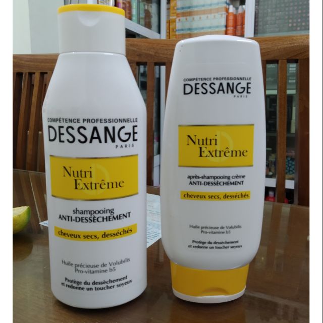 (Tóc Khô) Gội Xả Dessange Trắng 250ml 🇫🇷