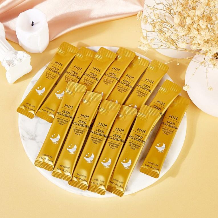 Mặt nạ ngủ tinh chất vàng Gold Fullerene HIH dưỡng ẩm làm trắng mịn da - Glow VN | BigBuy360 - bigbuy360.vn