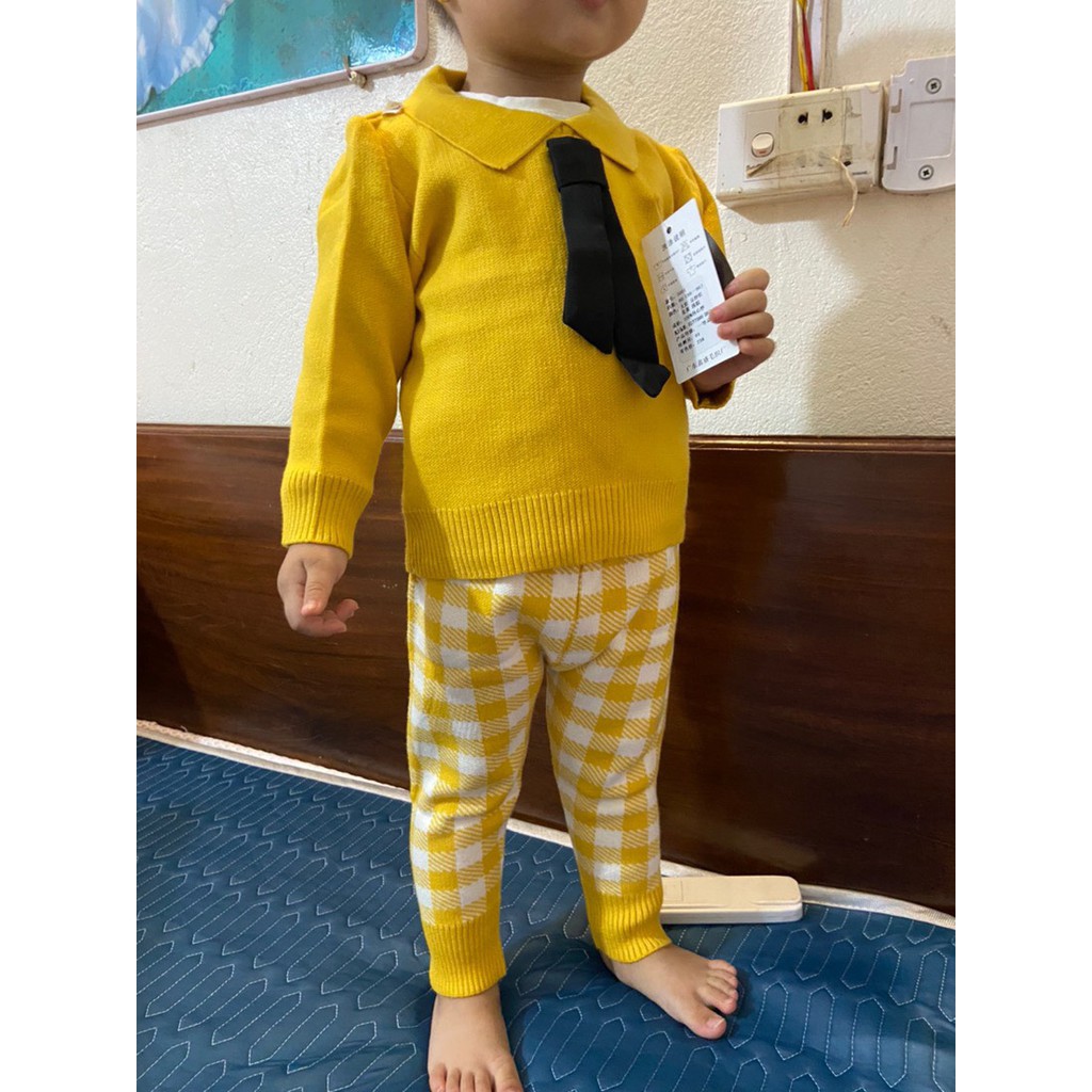Bộ Len Cavast Cho Bé Gái Size 60-90