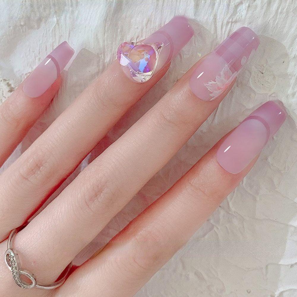 Phụ Kiện Trang Trí Móng Tay Xinh Xắn Chất Lượng|Phụ Kiện Trang Trí Móng Tay Hình Trái Tim Lấp Lánh DIY|Phụ Kiện Trang Trí Móng Tay Xinh Xắn