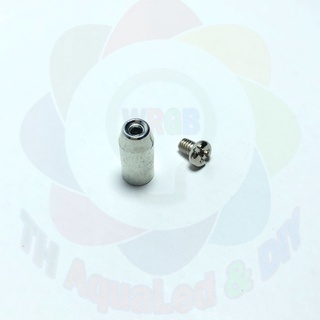 Ốc treo cáp máng đèn thủy sinh đầu nhọn 8mm, chất liệu mạ Niken cao cấp chống rỉ sét