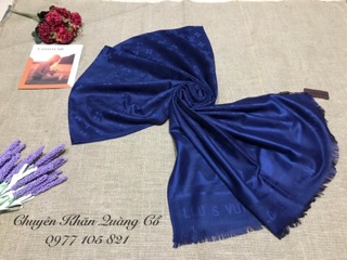 Khăn Pashmina hoạ tiết LV