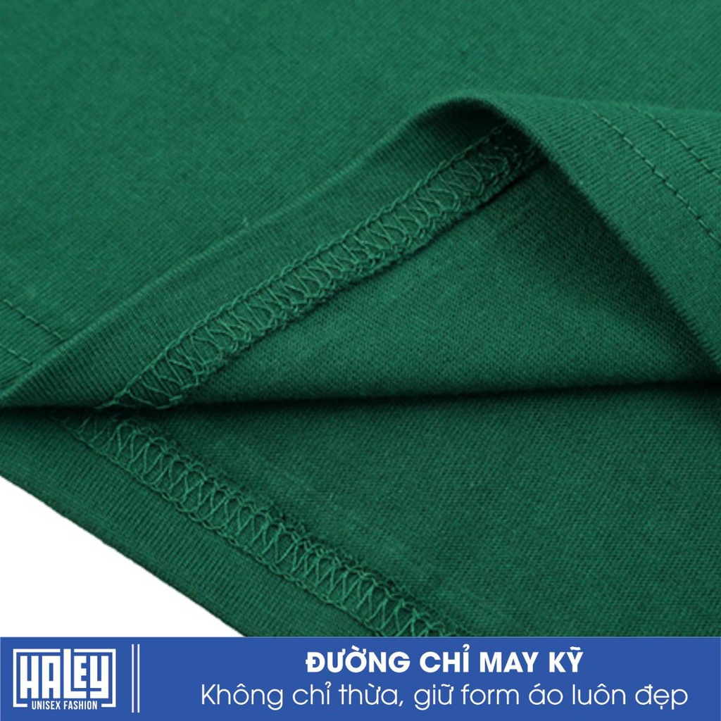 Áo Thun Unisex mã TN25 HALEY Tay Lỡ HEYBIG23 Form Rộng Nam Nữ Phong cách Hàn Quốc Basic Ullzang