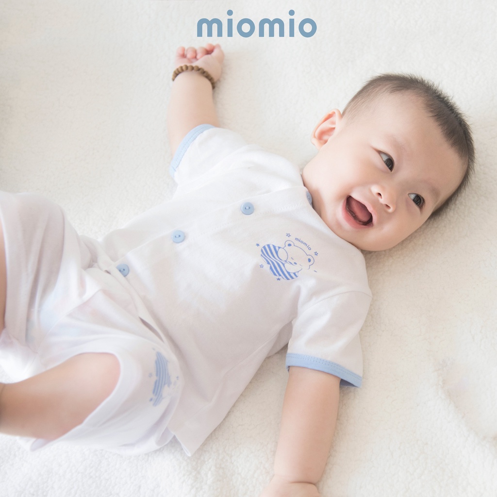 Combo 2 Bộ Quần Áo Cộc Sơ Sinh MIOMIO, In Hình Cho Bé Trai, Bé Gái (Từ 0 - 12 Tháng) | Vải Cotton | Thiết Kế Mùa Hè