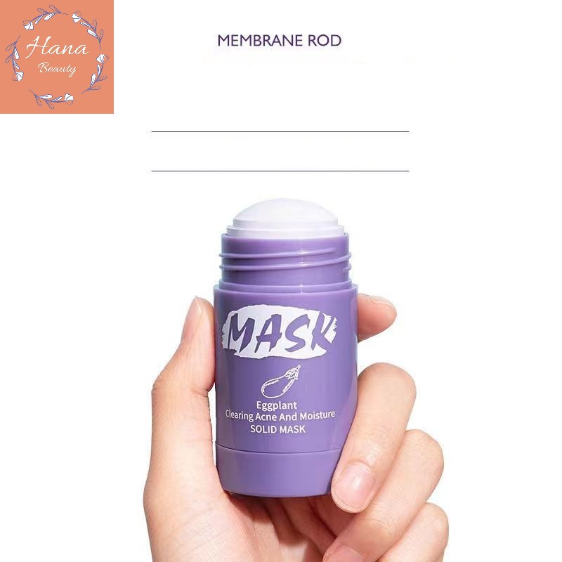 Mặt nạ sáp TRÀ XANH CÀ TÍM SOLID MASK làm sạch giảm mụn NỘI ĐỊA TRUNG