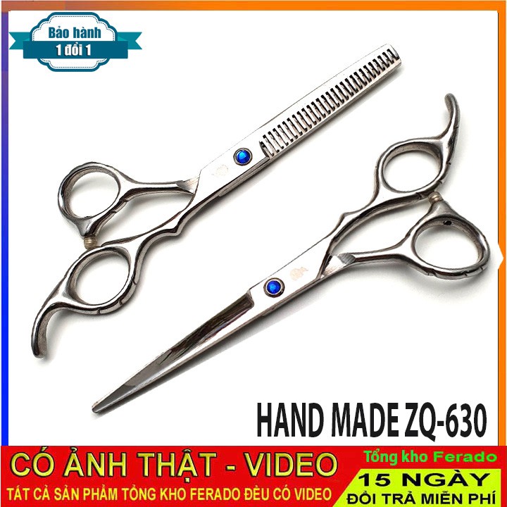 Bộ 2 kéo cắt tỉa Hand made ZQ- 630