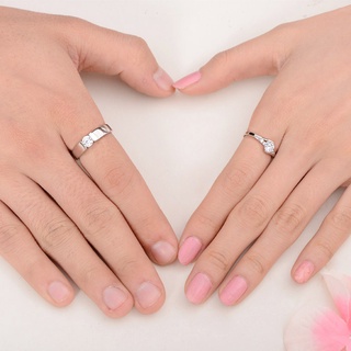 Nhẫn đôi Bạc Hiểu Minh NC399