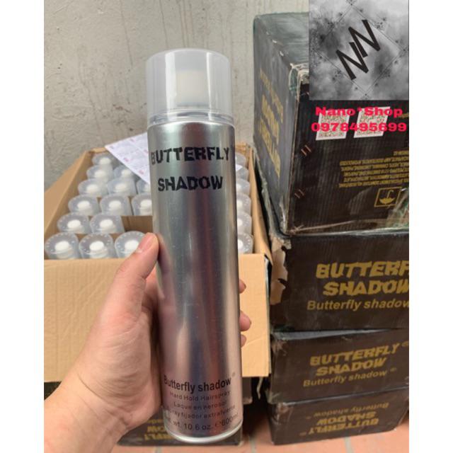 Gôm Xịt Tóc ButterFly Shadow 600ml ,320ml,150ml - Hàng Nội Địa Trung Quốc