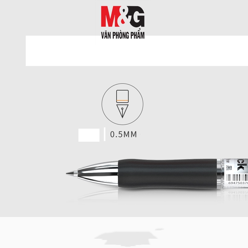 Bút nước M&G Màu Đen/Xanh/Đỏ AGPK3576A/AGPK3576B/AGPK357C -1 cây