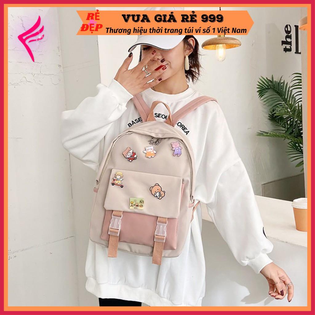 Balo dù nữ cá tính đẹp giá rẻ thời trang đi học du lịch cute dễ thương BL100