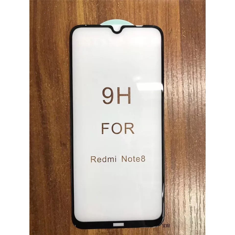 Kính cường lực Xiaomi Redmi Note 8 / Note 8 Pro full màn 5D cao cấp chống bám vân tay và mồ hôi (Không lẹm che màn hình)