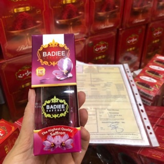 Saffron Badiee/ Nhuỵ hoa nghệ tây sợi negin cao cấp hộp 1g