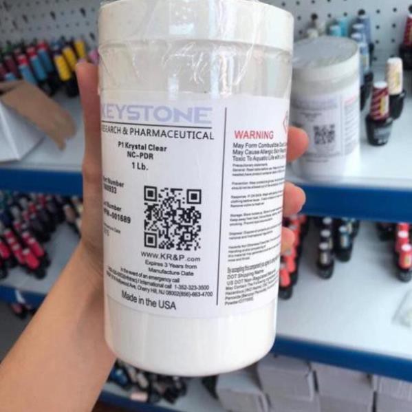 Bột Clear, bột đắp móng clear Mỹ Hũ 30g .