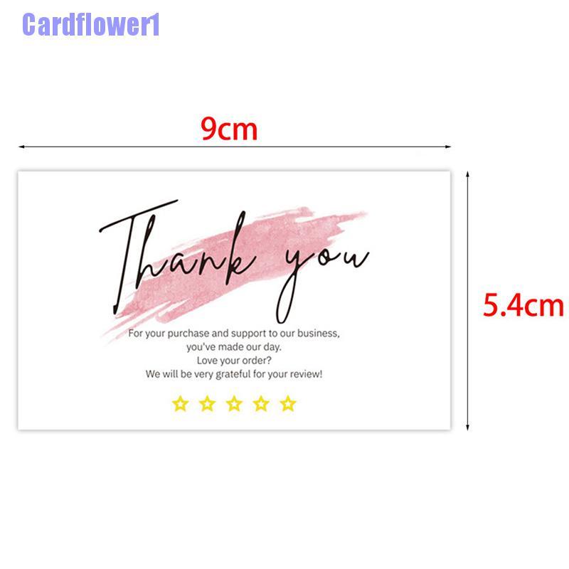 Set 30 tấm thẻ in chữ Thank You độc đáo xinh xắn dùng trang trí