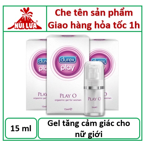 Gel Bôi Trơn Tăng Khoái Cảm Cho Nữ Durex Play O 15Ml Dùng Siêu Tiết Kiệm An Toàn Và Chất Lượng Lượng