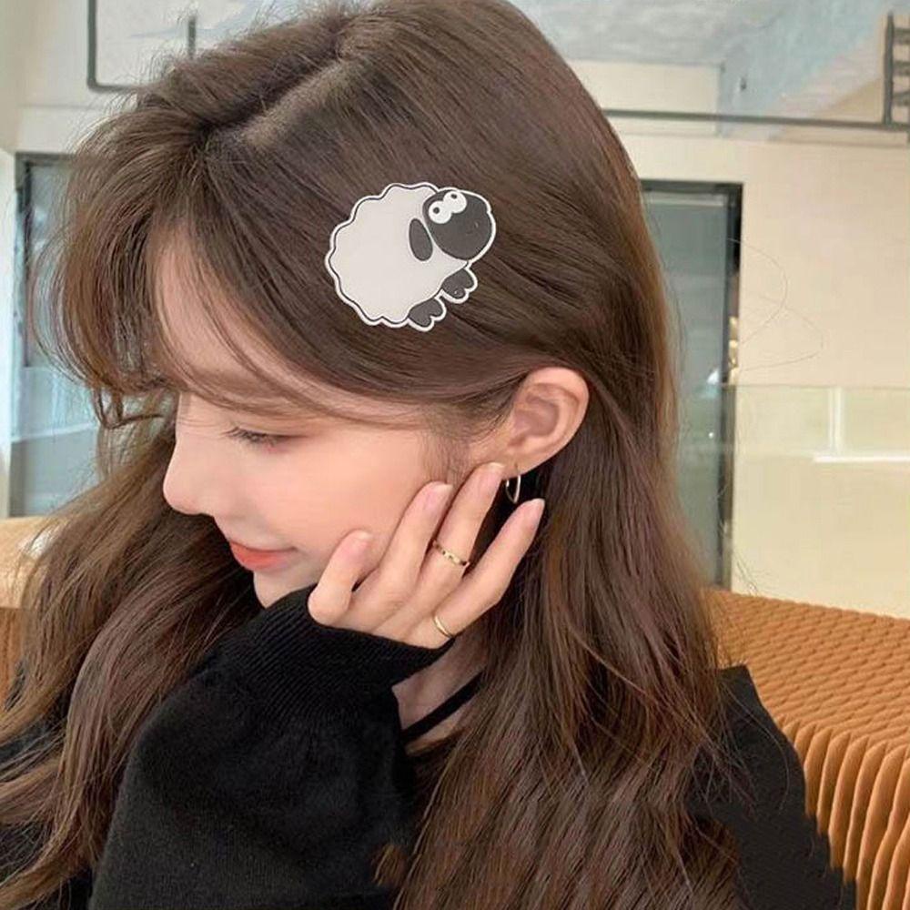 Kẹp Tóc Hình Cà Rốt / Cừu Phong Cách Vintage Cho Nữ