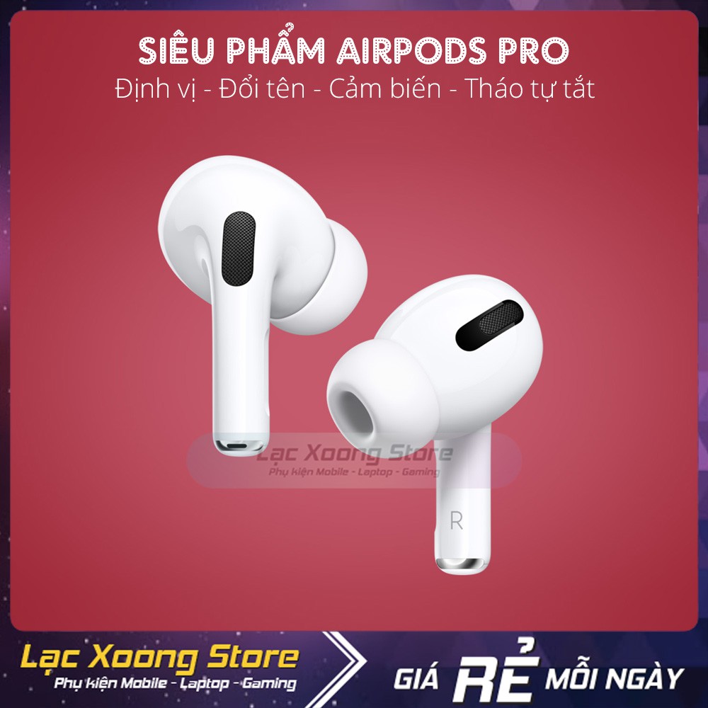 Tai nghe Bluetooth Airpods 2/Airpod 2/Airpods Pro Rep 1:1 (Sạc không dây, tháo tai tự tắt nhạc, bật nắp kết nối)