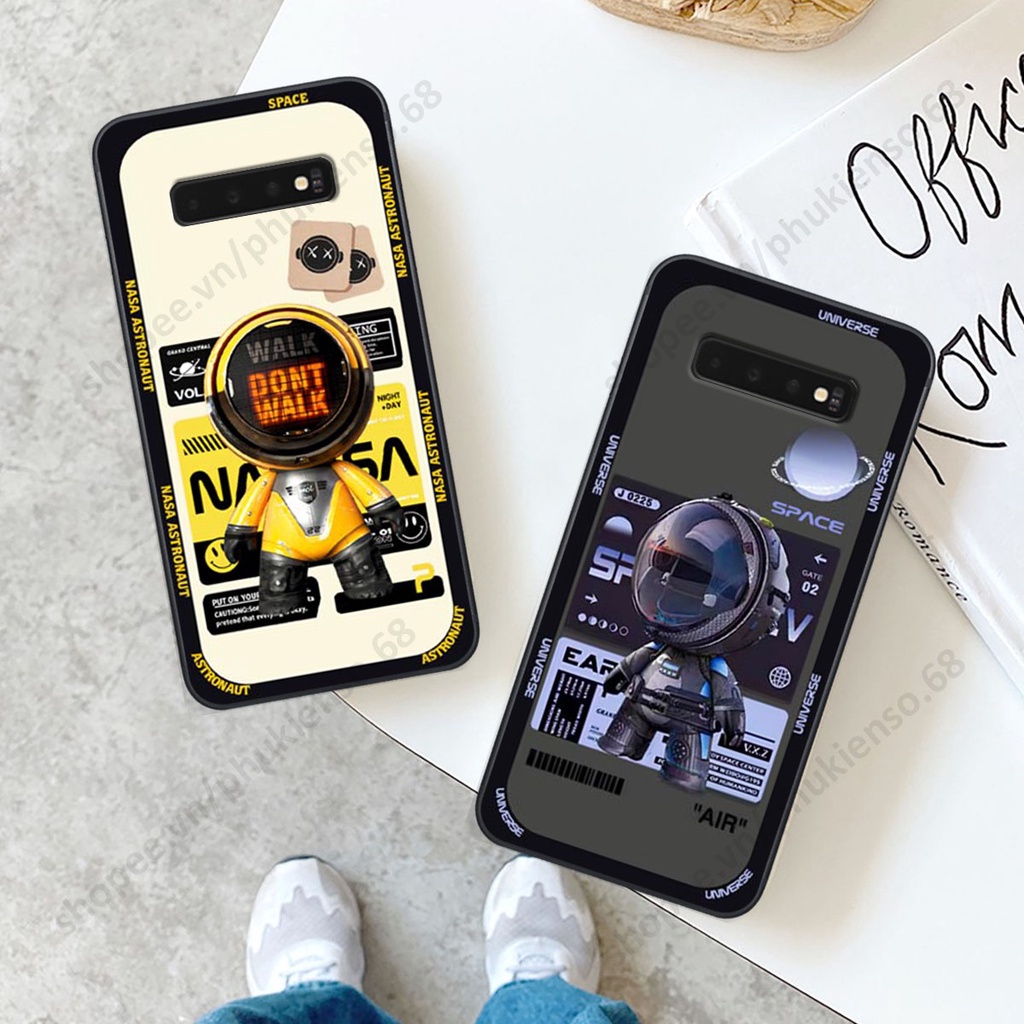 Ốp lưng Samsung S10 / S10 5G / S10 Plus / S10+ hình người máy, robot nasa đáng yêu dễ thương