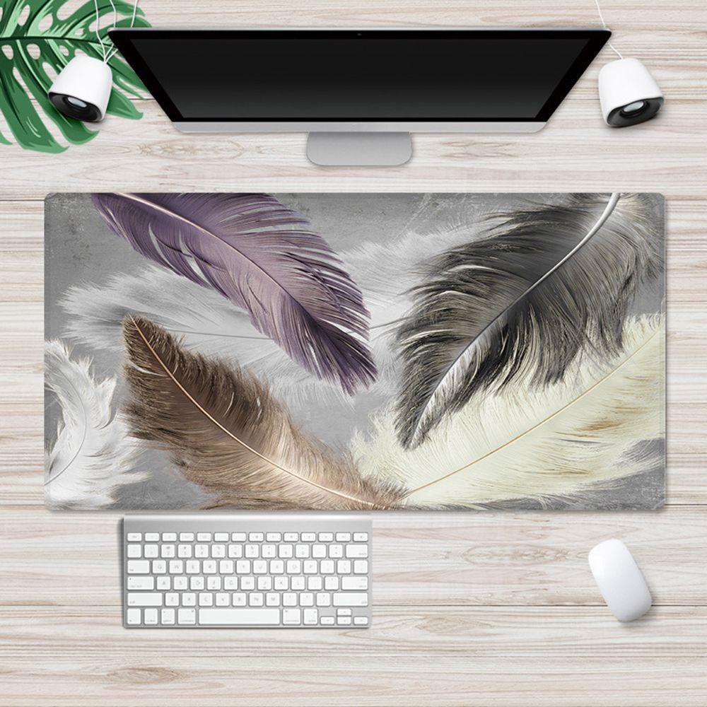 Tấm Lót Bàn Phím Máy Tính Bằng Cao Su Kích Thước 90 * 40cm Tiện Dụng Cho Gia Đình / Văn Phòng