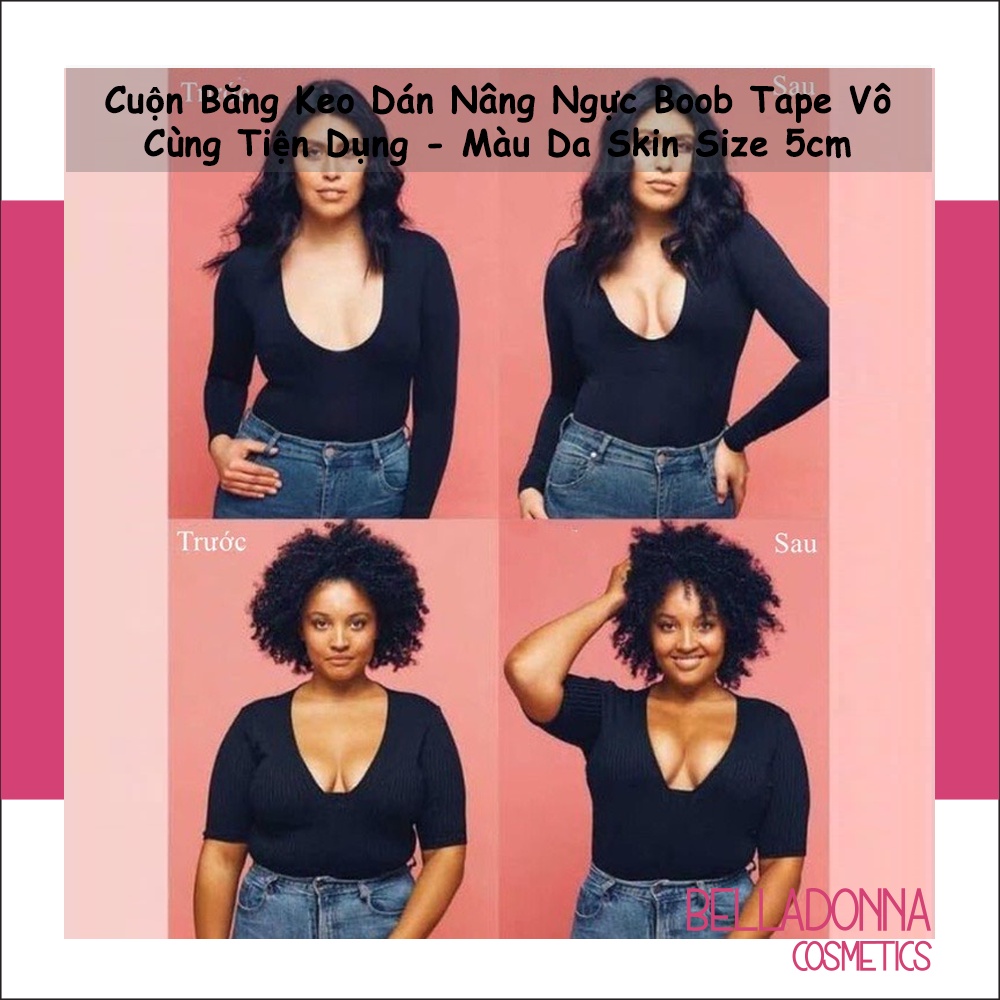 Cuộn Băng Keo Dán Nâng Ngực Boob Tape Vô Cùng Tiện Dụng - Màu Da Skin Size 5cm