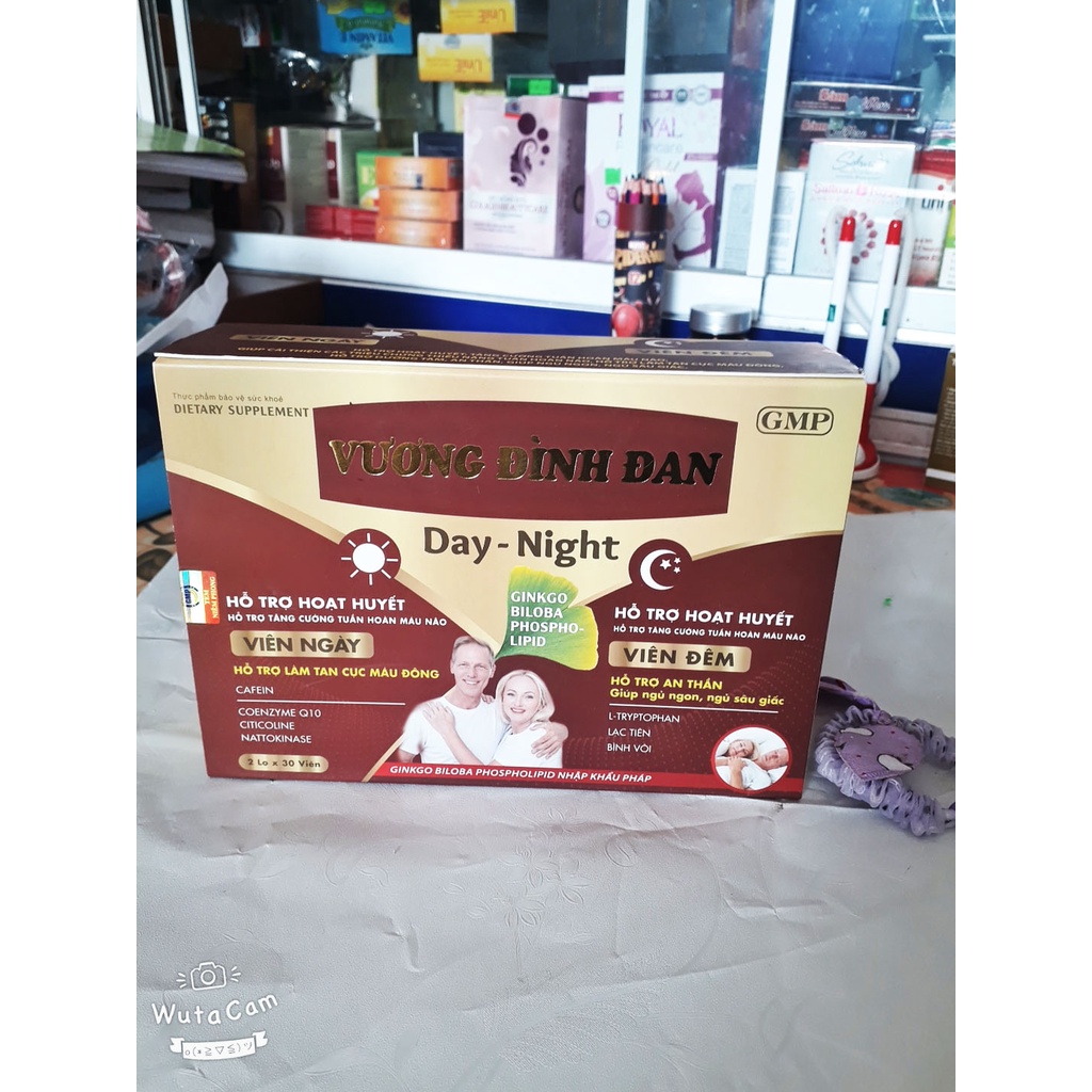 Viên uống bổ não VƯƠNG ĐÌNH ĐAN, hỗ trợ hoạt huyết, giảm đau đầu, hoa mắt, chóng mặt; giúp ngủ ngon, ngủ sâu giấc
