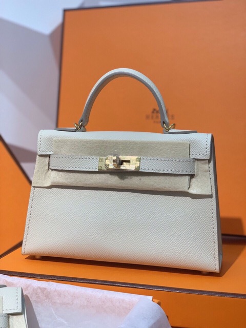 Túi HM KELLY SIÊU CẤP MÀU TRẮNG