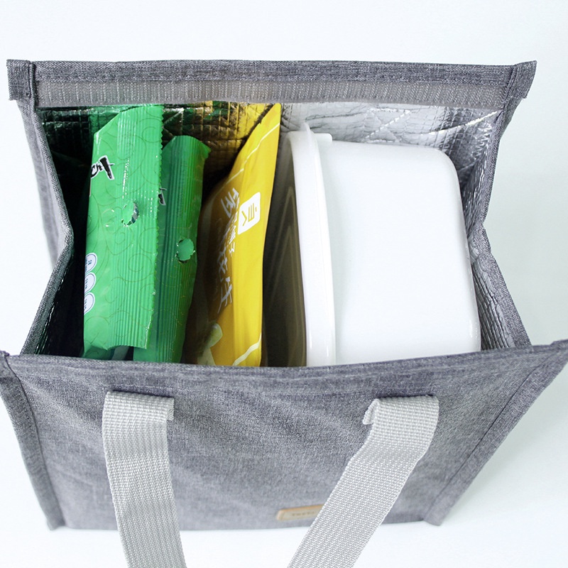 Túi đựng hộp cơm trưa HOUSEEKER bằng vải oxford tiện dụng cho học sinh / nhân viên văn phòng