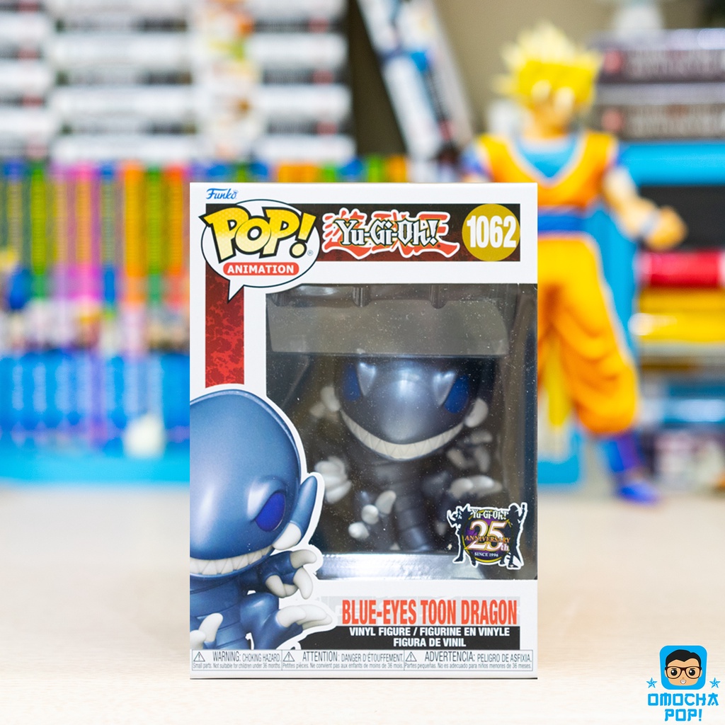 Mô Hình Chính Hãng Funko Pop Animation Yu-Gi-Oh! - Blue Eyes Toon Dragon 1062