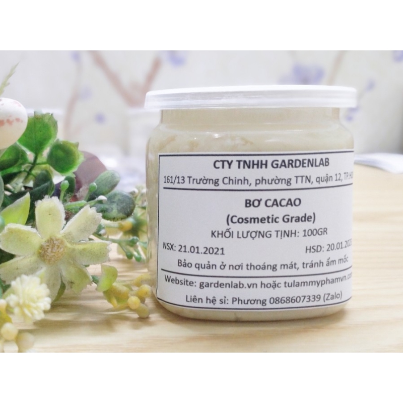 100GR Cacao Butter Thô - Bơ Cacao Thô