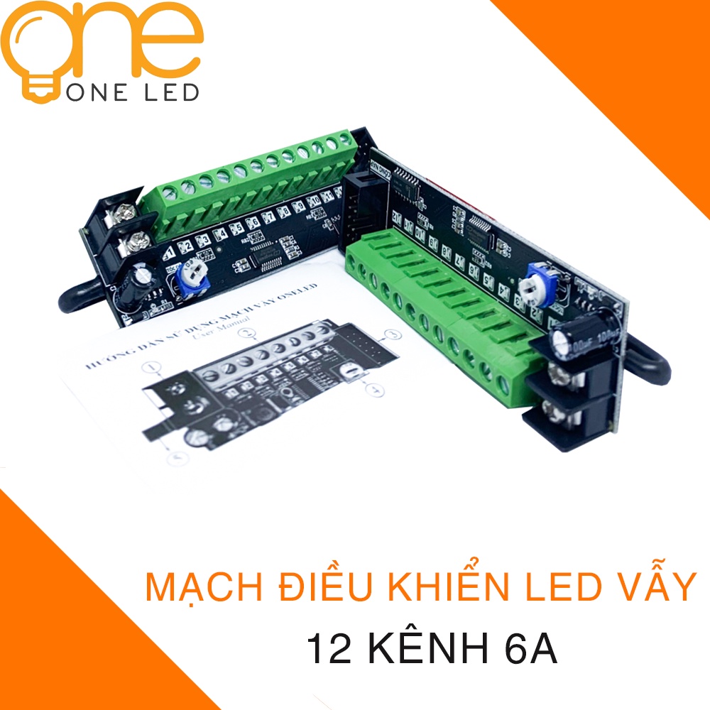 Mạch Điều Khiển Led Vẫy 6A - 12 Kênh [OneLED]